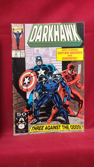 Darkhawk #6 [Direct Edition] (August 1991) 4.0 Vg Marvel Comics