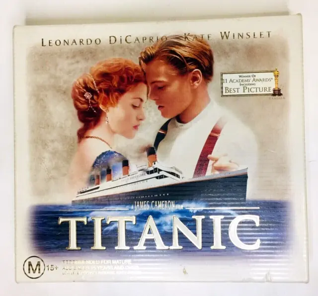 TITANIC Collectors Pack VHS FILM 1997 Video Film Strip And 8 Picture Cards
