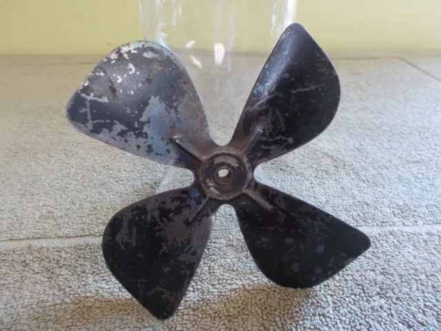 Vintage Metal Fan Blade Auto Asscessory Dash Column Eletric Heater