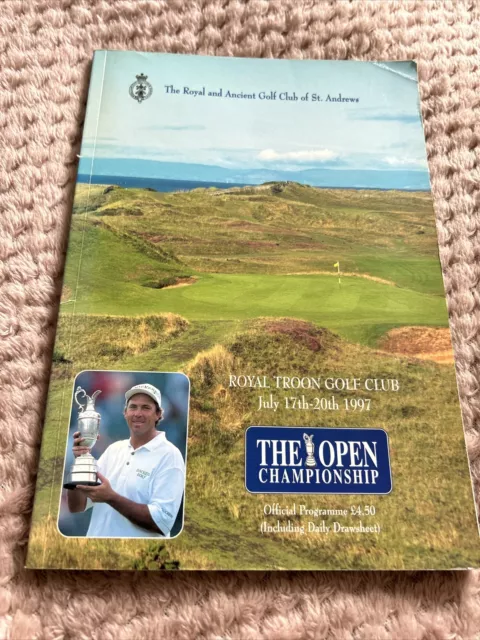 The Open Golf Royal Troon 17-20 July 1997 Programme