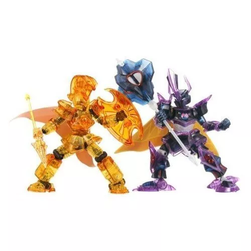 [Premium Bandai]Little Battlers LBX Achilles V mode vs LBX The Emperor Clear Ver