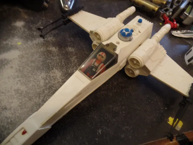 Vintage 1978 Star Wars General Mills Fun Group X-Wing Fighter Ship Kenner As-Is