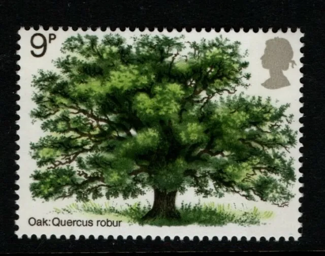 Great Britain GB 1973 British Trees 9p (first issue) SG922 MNH