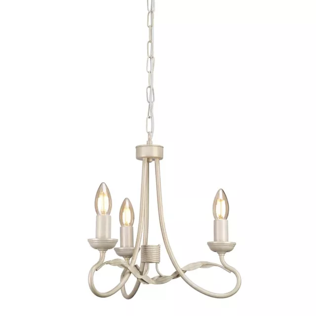 Lustre Lampe Plafonnier Métal Beige Or D 36 CM Lumière pour Salle à Manger