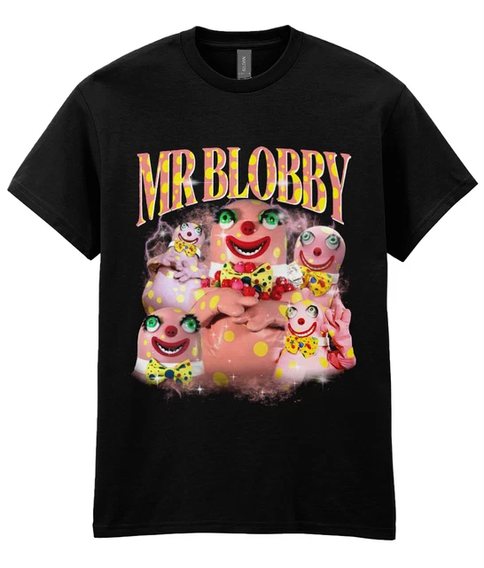 Mr Blobby Collection Vintage 90s Baseball T-Shirt – Unisex – Gildan 3007