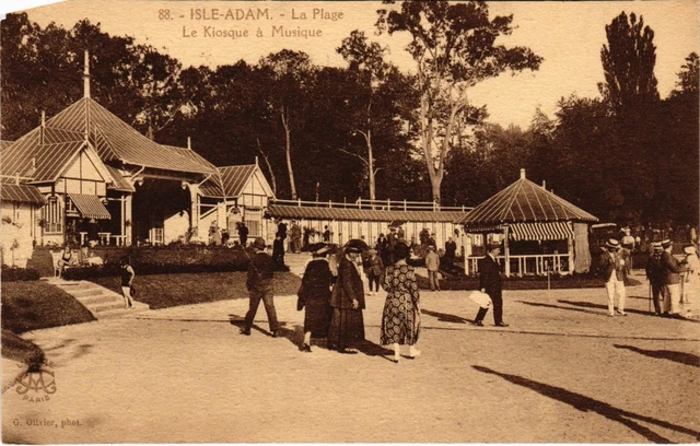 CPA L'Isle-Adam Le Kiosque a Musique FRANCE (1332858)