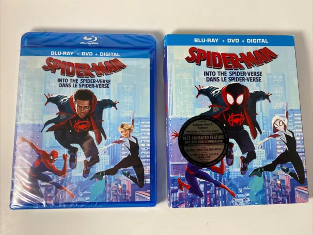 Spider-Man: Into The Spider-Verse Blu-ray + DVD BRAND NEW with Slipcover