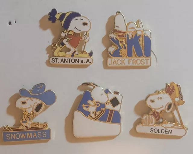 Pins Pin Bd Dessin Anime Snoopy Collection 5 Pins Egf Snoopy Comics