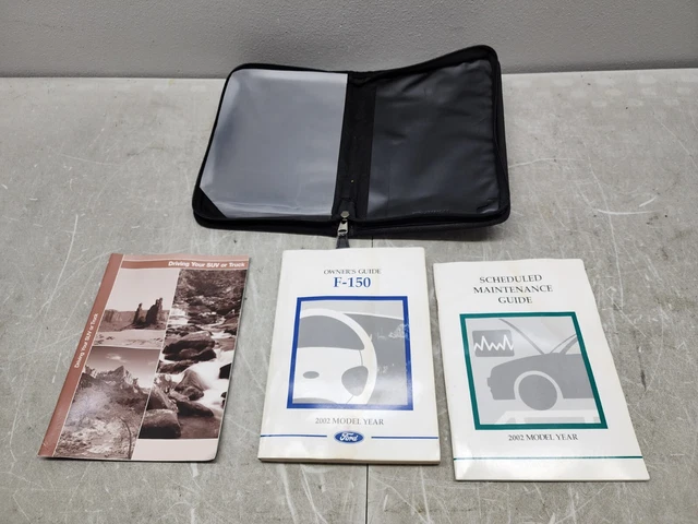 2002 Ford F150 Truck Owners Manual Guide Book 02 Ford Truck Owners Manual OEM