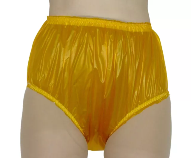 PVC Panties Crisp Adult Baby Diaper Cover Briefs  Underwear Vinyl Knickers Clear