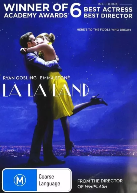 DVD NEW: La La Land - 2016 Romantic Musical Drama, Jazz Pianist & An Actress