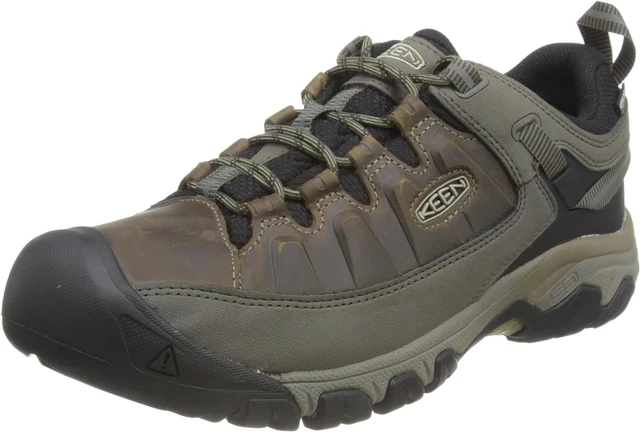 KEEN Men's - Targhee 3 Low Height Waterproof 16, Bungee Cord/Black