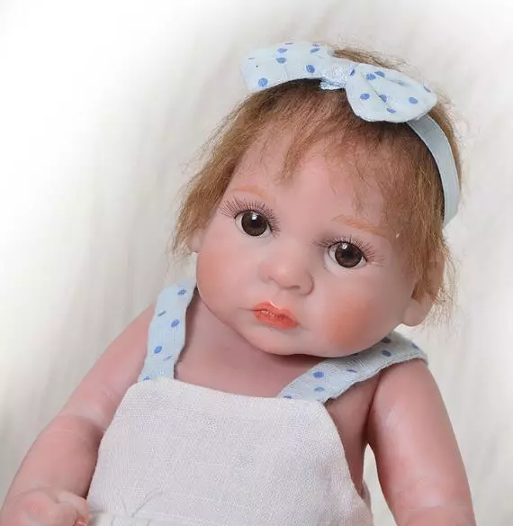 Reborn Baby Doll 8" Lifelike Silicone Bambole Rinascere Lifelike Toy Regalo IT 2