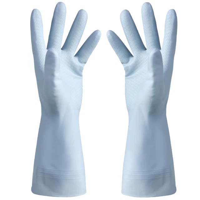 Guanti da cucina in gomma da giardinaggio rivestimento cotone lavori domestici non-