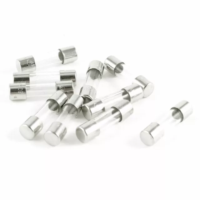 10pcs Coup Rapide Fusibles à tube de verre 5x20mm 250V 80mA