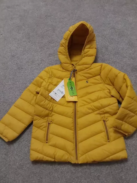 Joules Cairn Packaway Showerproof Jacket Age 4 Years Antique Gold Bnwt