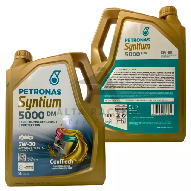 Olio Motore Petronas 5W30 Syntium 5000 Dm Lt.5