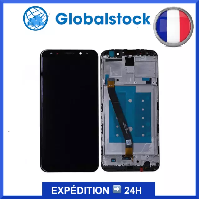 Ecran LCD + vitre tactile sur Chassis pour Huawei Mate 10 Lite Noir + outils