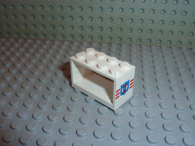 LEGO Hose Reel 2x4x2 Holder with Lifepreserver Badge Pattern 4209px2 / 6387/6342