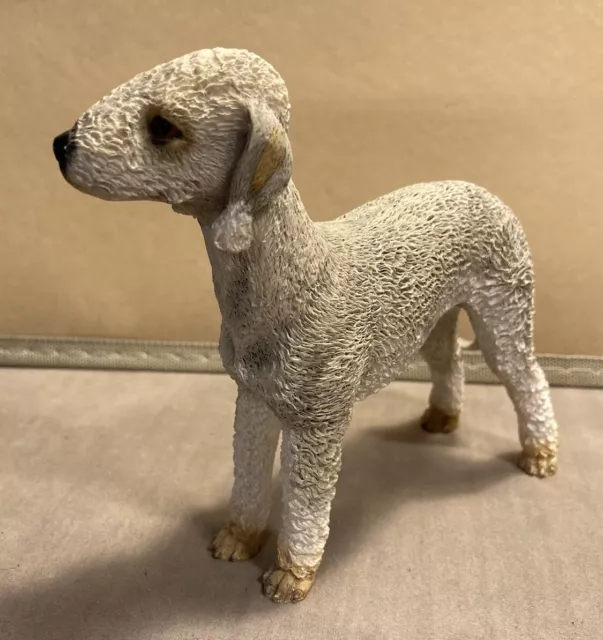 Bedlington Terrier Dig Figure By Leonardo 4.5” Tall