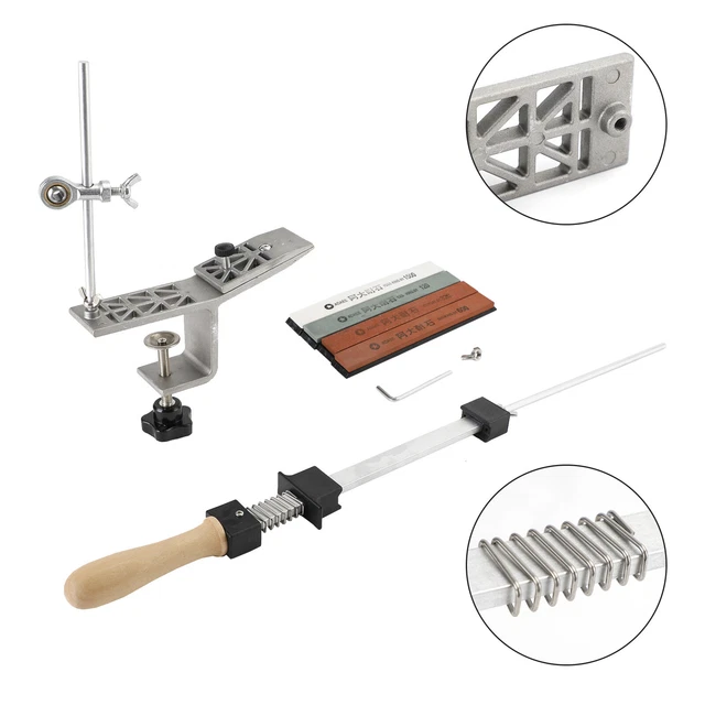 Professional Edge Knife Sharpening Fix-angle Sharpener System with 4 Stones