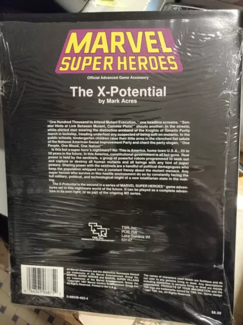 Marvel Super Heroes - The X-Potential - 6875 - TSR 2