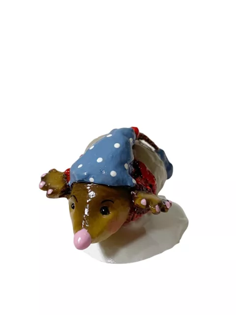 Wee Forest Folk MO-04b MOLE’S BELLY WHOPPER Sledding Snow See MO-04a 1996