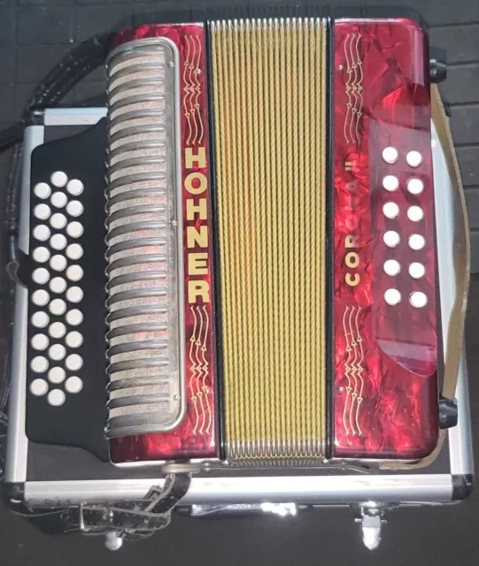 hohner accordion corona ii