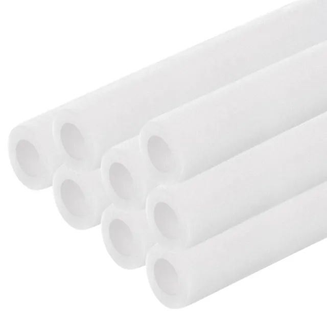 Foam Tube Sponge Protection Sleeve Heat Preservation 45mmx25mmx500mm, Pack of 8