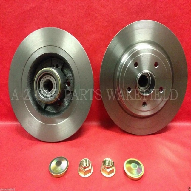 thumbnail image 2 of Renault Laguna MK3 Estate Rear Brake Discs & Pads Kit With Wheel Bearings & ABS Rings | E-approved 2 of 6