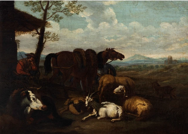 Peter Van Bloemen (Anversa 1657-1720) dipinto certificato Vendita No Profit