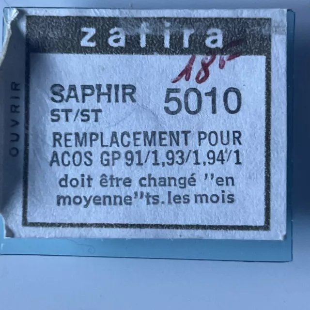 Zafira Diamant 5010 / Platine Disque Vinyle / Acos   Gp91/1  Gp93/1  Gp94/1