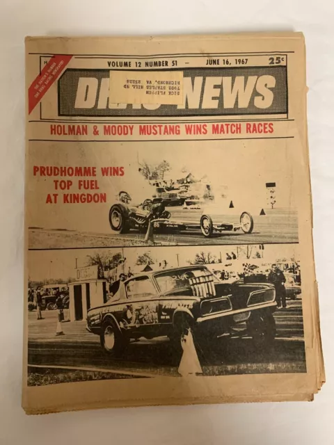 Drag News Newspaper Vol. 12 No. 51 - June 16, 1967