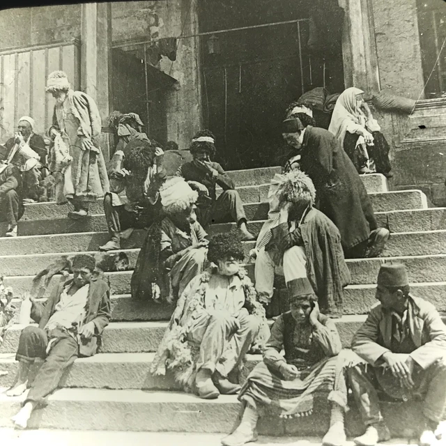 Vtg Keystone Magic Lantern Slide Photo Circassians Asia Minor
