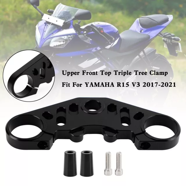CNC-Aluminium-Gabelbrücke oben vorne oben für YAMAHA R15 V3 2017-2021