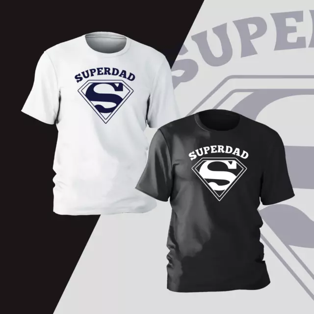 Super Dad Fathers Day T-Shirt 2020 Daddy Novelty Unisex Mens Kids Gift Present