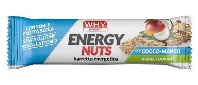 Why Sport energy nuts cocco mango 35g