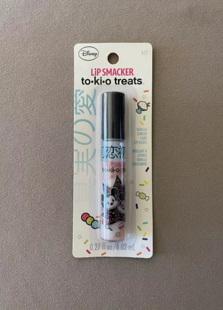 Lip Smacker To-ki-o Treats Mickey & Minnie “Vanilla Ginger Cake” Lip Gloss, New!