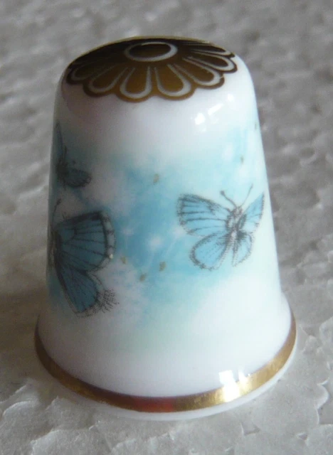 Dé à Coudre Porcelaine Birchcroft - Thème Écosse, Coffret Cadeau, Fait Main En Angleterre
