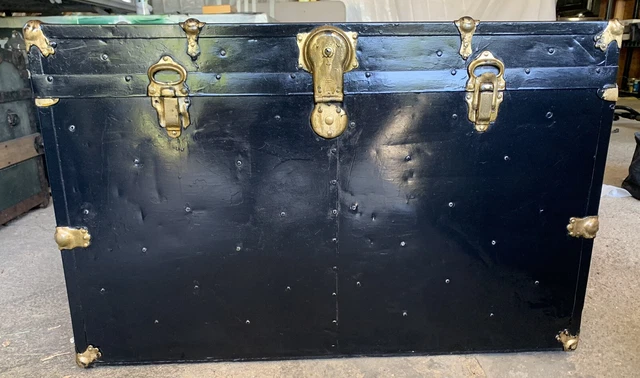 Restored Antique Steamer Trunk