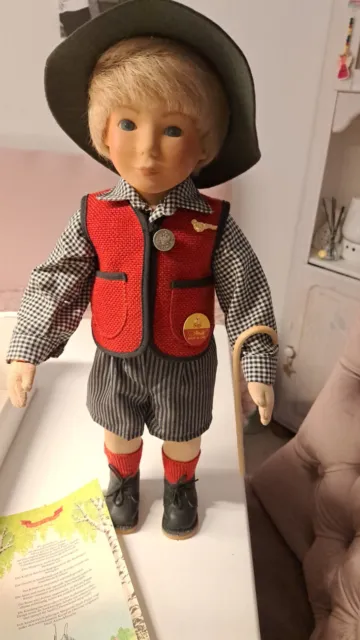 Steiff Puppe Sigi, 50 cm,  neu und OVP mit Zertifikat