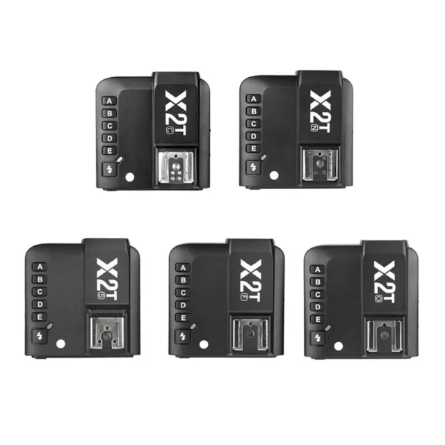 Disparadores de flash profesionales de administración de flash para cámaras compatibles X2