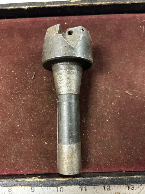 MACHINIST OkCbC LATHE TOOL MILL Machinist Indexable Insert Face Mill on R8 Arbor