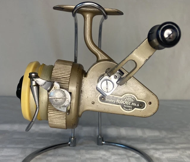 edgar sealey fishing reels Golden Scale Club FLOATCASTER DELUXE Built Cane 12ft Ro  Antique & Vintage Tackle Edgar Sealey Float Queen reel,