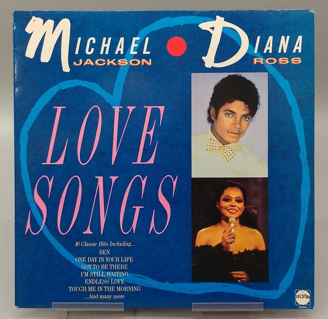 MICHAEL JACKSON DIANA Ross Love Songs Telstar Star 2298 1987 Vintage