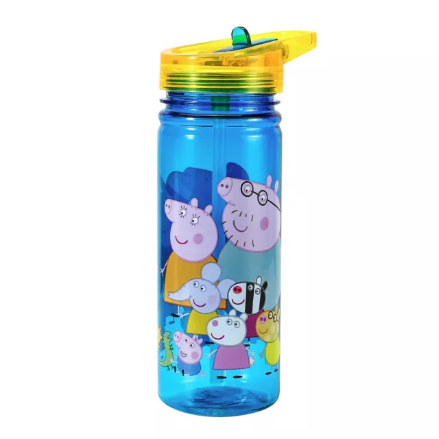 Peppa Pig Kids Childrens 580ml Tritan Reusable Water Bottle, BPA Free