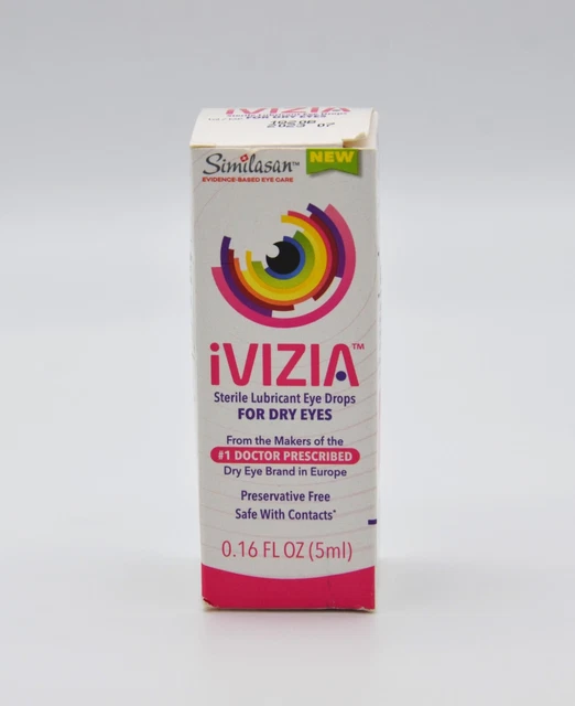 SIMILASAN IVIZIA STERILE Lubricant Eye Drops For Dry Eyes 7.49 PicClick