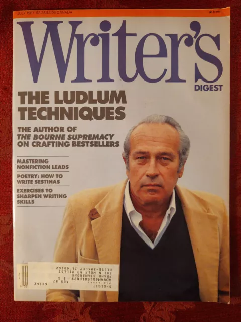 WRITERs DIGEST Magazine July 1987 Robert Ludlum Marjorie Mueller Freer