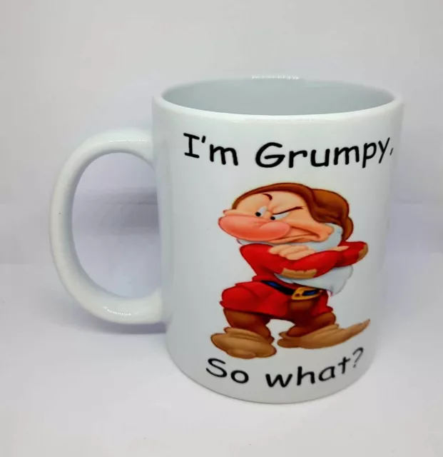 Mr Grumpy Fathers Day Coffee Mug Novelty Birthday Present Work Grandad Gift Cups