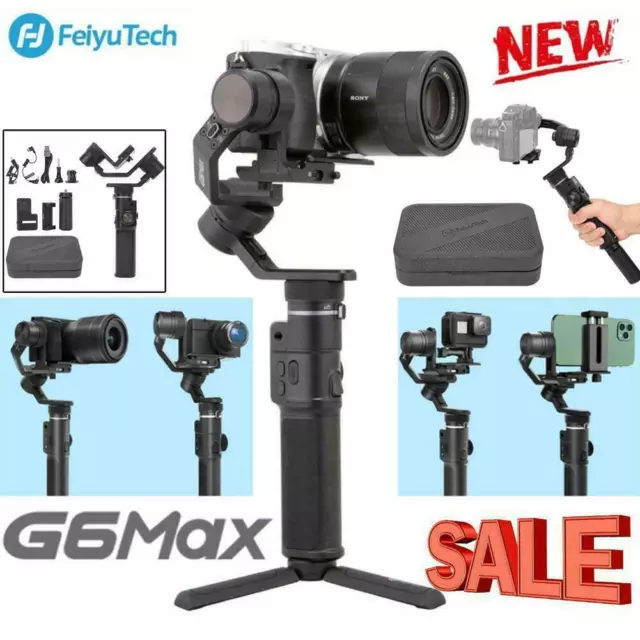 FeiyuTech Feiyu G6 Max 3-Axis Gimbal Stabilizer for GoPro Mirrorless Smartphone